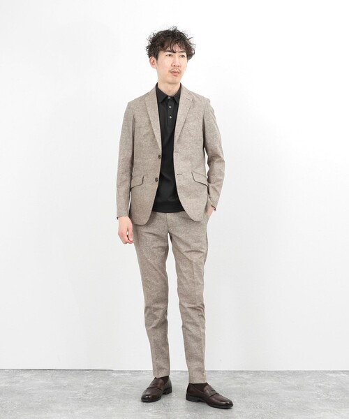 NOLLEY’S（ノーリーズ）の「《ビジカジ/セットアップ対応》COOLDOTS PT テーパードパンツ 26SS（その他パンツ・メンズ・ベージュ/インディゴブルー・S/XL/L/M）」の21枚目の写真