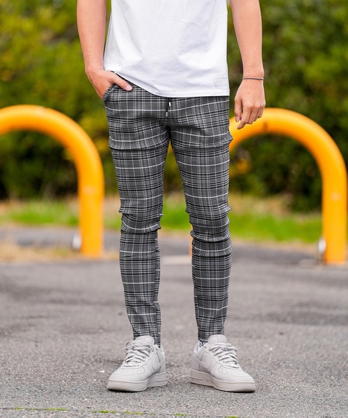 adamsJUGGLER(アダムスジャグラー)の「RTEGダークチェックパンツ(その他パンツ・メンズ・チャコールグレー・XL/L/M/S/XXL)」の1枚目の写真