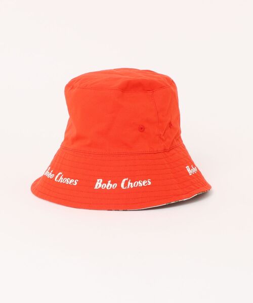 BOBO CHOSES(ボボショーズ)の「Juicy Tomatoes all over reversible hat(ハット・キッズ・レッド・HEAD52/HEAD54)」の11枚目の写真