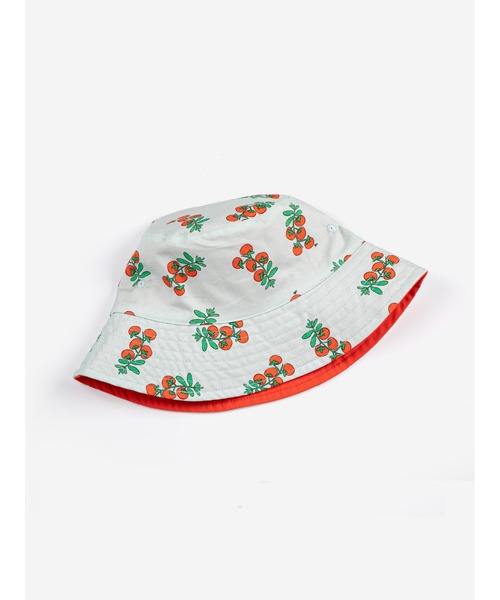 BOBO CHOSES(ボボショーズ)の「Juicy Tomatoes all over reversible hat(ハット・キッズ・レッド・HEAD52/HEAD54)」の5枚目の写真