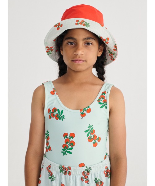 BOBO CHOSES(ボボショーズ)の「Juicy Tomatoes all over reversible hat(ハット・キッズ・レッド・HEAD52/HEAD54)」の8枚目の写真