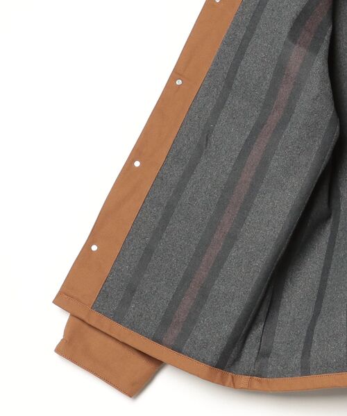 Carhartt WIP（カーハートダブリューアイピー）の「Carhartt WIP / カーハート ワークインプログレス：MICHIGAN COAT：I015261[WAX]（その他アウター・メンズ・ブラウン/ブラック・M/L/S/XL）」の10枚目の写真