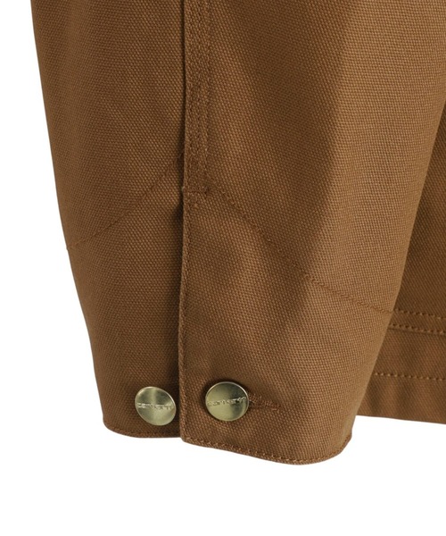 Carhartt WIP（カーハートダブリューアイピー）の「Carhartt WIP / カーハート ワークインプログレス：MICHIGAN COAT：I015261[WAX]（その他アウター・メンズ・ブラウン/ブラック・M/L/S/XL）」の4枚目の写真