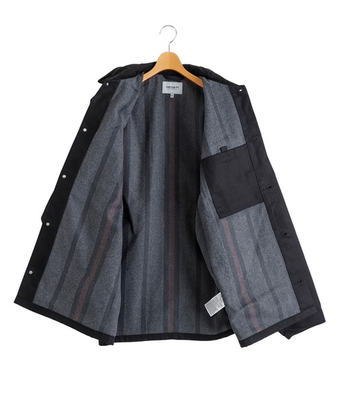 Carhartt WIP（カーハートダブリューアイピー）の「Carhartt WIP / カーハート ワークインプログレス：MICHIGAN COAT：I015261[WAX]（その他アウター・メンズ・ブラウン/ブラック・M/L/S/XL）」の12枚目の写真
