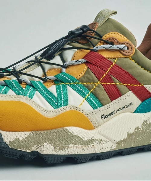 go slow caravan(ゴースローキャラバン)の「Flower MOUNTAIN/フラワーマウンテン IWANO2 10TH(スニーカー・メンズ・サンドベージュ/その他1・27.5cm/26.5cm/26cm/25cm/28cm)」の4枚目の写真