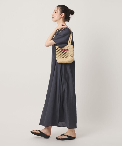 BEAUTY&YOUTH UNITED ARROWS(ビューティーアンドユースユナイテッドアローズ)の「シアー バックリボン ワンピース ウォッシャブル(ワンピース・レディース・ダークグレー/ライム/ブラック/ダークブラウン・S/M/XS)」の14枚目の写真