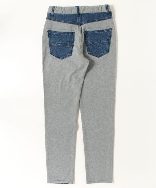 COOK JEANS（クックジーンズ）の「SUNデニムスウェット切替パンツ（デニムパンツ・メンズ・グレー系その他・SMALL/MEDIUM/LARGE/X-LARGE/XX-LARGE）」の2枚目の写真