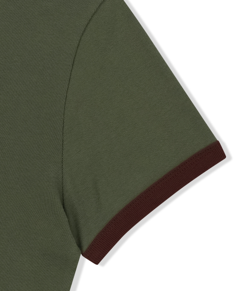 BROWNBREATH（ブラウンブレス）の「W KITTY RINGER TEE - KHAKI（Tシャツ/カットソー・レディース・その他・SMALL/MEDIUM）」の5枚目の写真
