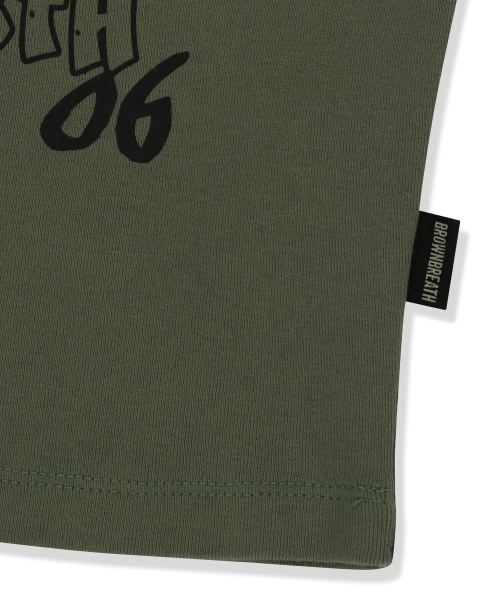 BROWNBREATH（ブラウンブレス）の「W KITTY RINGER TEE - KHAKI（Tシャツ/カットソー・レディース・その他・SMALL/MEDIUM）」の6枚目の写真