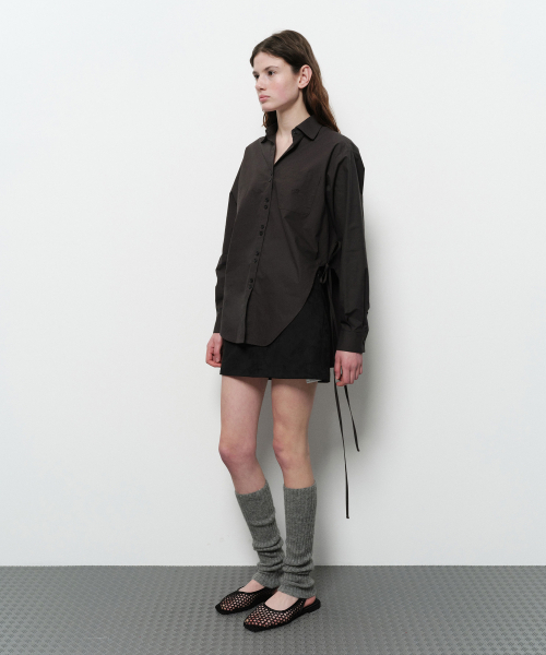 DIAGONAL(ダイアゴナル)の「CURVED STRING SHIRTS (grey)(シャツ/ブラウス・レディース・その他・FREE)」の5枚目の写真
