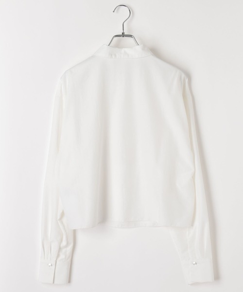 BAYFLOW（ベイフロー）の「[トレンドレースデザイン]スキッパーレースシャツ（シャツ/ブラウス・レディース・オフホワイト/ブラック・FREE）」の15枚目の写真