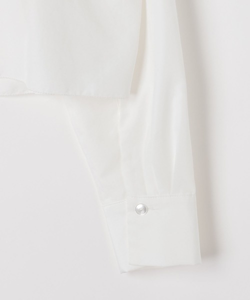 BAYFLOW（ベイフロー）の「[トレンドレースデザイン]スキッパーレースシャツ（シャツ/ブラウス・レディース・オフホワイト/ブラック・FREE）」の18枚目の写真