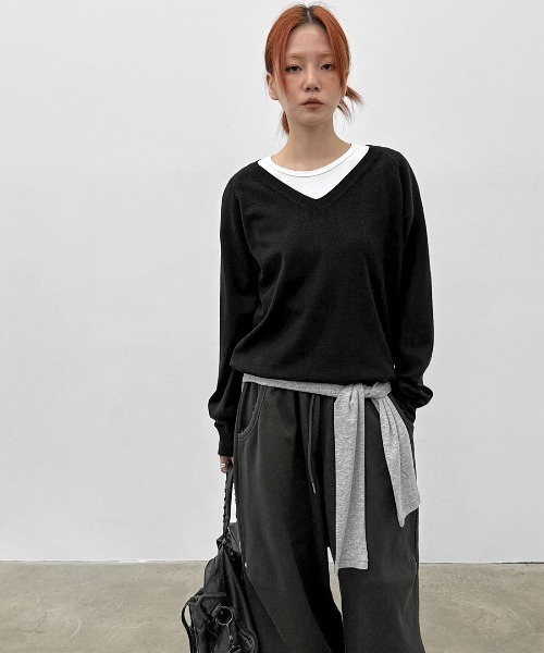 BLACKUP（ブラックアップ）の「[MADE] プルバーンアップリケバンディングパンツ（スウェットパンツ・レディース・チャコール/グレー・FREE）」の3枚目の写真