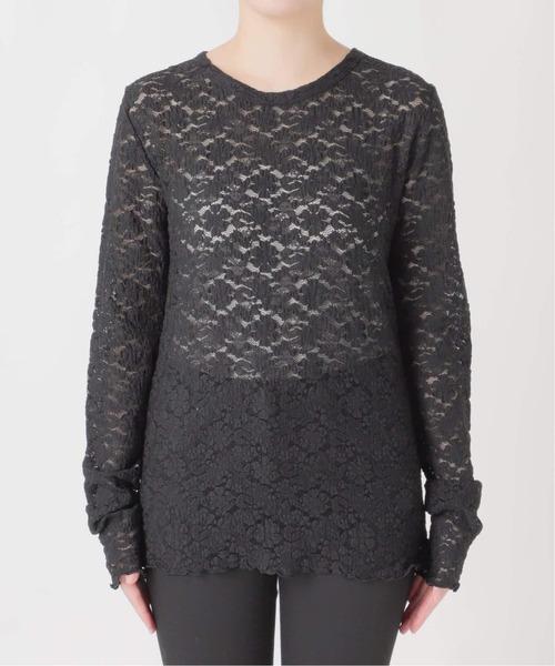 JOURNAL STANDARD(ジャーナルスタンダード)の「《WEB限定追加3》ストレッチフラワーレースインナー(Tシャツ/カットソー・レディース・アイボリー/ホワイト・FREE)」の10枚目の写真