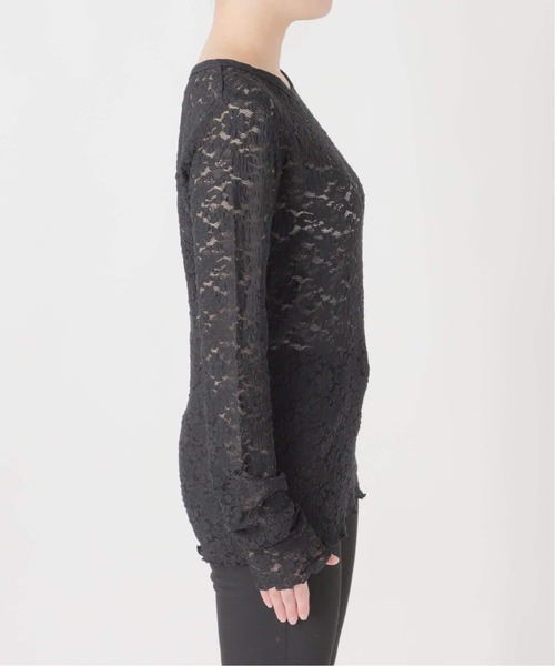 JOURNAL STANDARD(ジャーナルスタンダード)の「《WEB限定追加3》ストレッチフラワーレースインナー(Tシャツ/カットソー・レディース・アイボリー/ホワイト・FREE)」の13枚目の写真