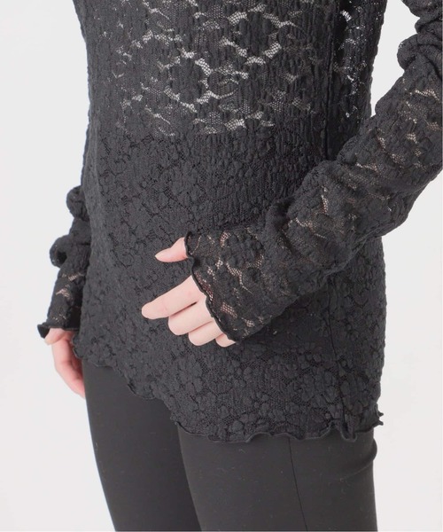 JOURNAL STANDARD(ジャーナルスタンダード)の「《WEB限定追加3》ストレッチフラワーレースインナー(Tシャツ/カットソー・レディース・アイボリー/ホワイト・FREE)」の15枚目の写真