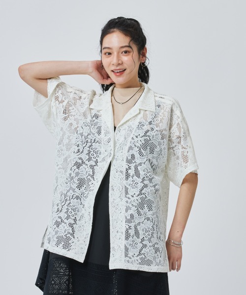 adidas（アディダス）の「【adidas×アルペン限定モデル】アディダス adidas W LACE SS SHIRTS AP（シャツ/ブラウス・レディース・ダークグレー/オレンジ/オフホワイト・S/M/L/XL）」の12枚目の写真