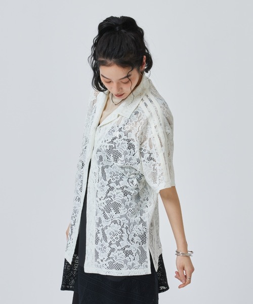 adidas（アディダス）の「【adidas×アルペン限定モデル】アディダス adidas W LACE SS SHIRTS AP（シャツ/ブラウス・レディース・ダークグレー/オレンジ/オフホワイト・S/M/L/XL）」の13枚目の写真