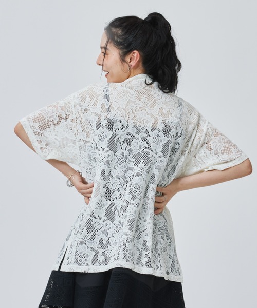 adidas（アディダス）の「【adidas×アルペン限定モデル】アディダス adidas W LACE SS SHIRTS AP（シャツ/ブラウス・レディース・ダークグレー/オレンジ/オフホワイト・S/M/L/XL）」の14枚目の写真