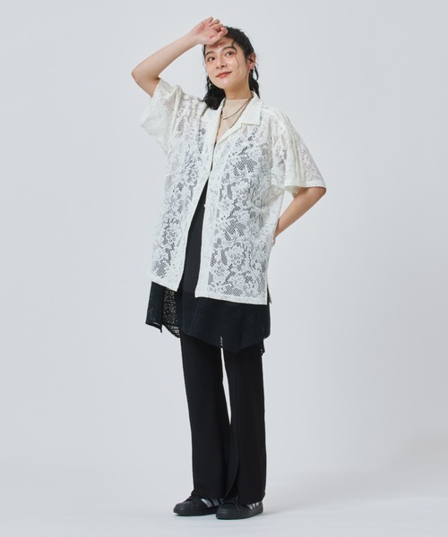 adidas（アディダス）の「【adidas×アルペン限定モデル】アディダス adidas W LACE SS SHIRTS AP（シャツ/ブラウス・レディース・ダークグレー/オレンジ/オフホワイト・S/M/L/XL）」の15枚目の写真