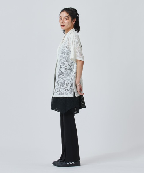 adidas（アディダス）の「【adidas×アルペン限定モデル】アディダス adidas W LACE SS SHIRTS AP（シャツ/ブラウス・レディース・ダークグレー/オレンジ/オフホワイト・S/M/L/XL）」の16枚目の写真