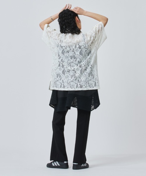 adidas（アディダス）の「【adidas×アルペン限定モデル】アディダス adidas W LACE SS SHIRTS AP（シャツ/ブラウス・レディース・ダークグレー/オレンジ/オフホワイト・S/M/L/XL）」の17枚目の写真