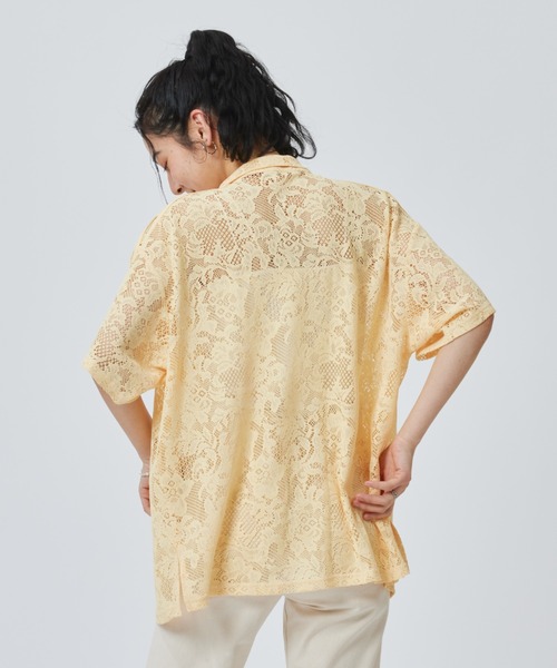 adidas（アディダス）の「【adidas×アルペン限定モデル】アディダス adidas W LACE SS SHIRTS AP（シャツ/ブラウス・レディース・ダークグレー/オレンジ/オフホワイト・S/M/L/XL）」の6枚目の写真