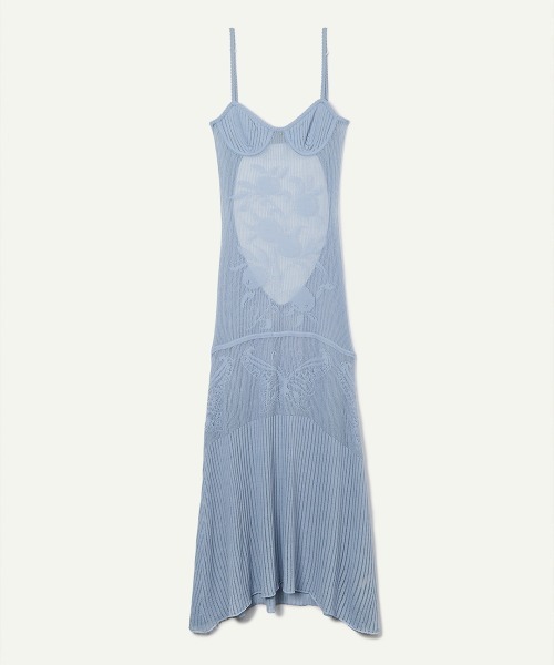 leinwande(ラインヴァンド)の「Blueberry Lace Slip Dress / ブルーベリーレーススリップドレス(ドレス・レディース・ブルー/White/ブラック系/レッド系・ONE SIZE)」の16枚目の写真