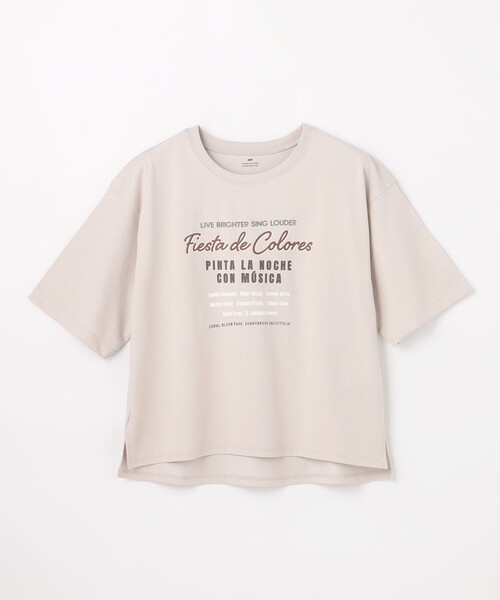 ANY(エニィ)の「ANYファンクションロゴTシャツ(Tシャツ/カットソー・レディース・ホワイト系2/ホワイト系3/ライトオレンジ系1/ブルー系1/ライトグレー系1/スカイブルー系/レッド系/ホワイト系/パープル系/ダークブラウン系1・X-LARGE)」の11枚目の写真