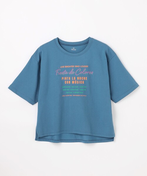 ANY(エニィ)の「ANYファンクションロゴTシャツ(Tシャツ/カットソー・レディース・ホワイト系2/ホワイト系3/ライトオレンジ系1/ブルー系1/ライトグレー系1/スカイブルー系/レッド系/ホワイト系/パープル系/ダークブラウン系1・X-LARGE)」の14枚目の写真