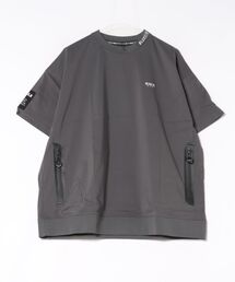 LUXE R GOLF（ラグジュ ゴルフ）の「(RM)【LUXE R GOLF】ストレッチ クロス ハーフジップ プルオーバー 半袖 シャツ（Tシャツ/カットソー）」