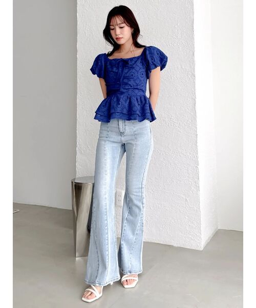 dazzlin(ダズリン)の「ストラップシンプルサンダル(サンダル・レディース・ブラック/オフホワイト/ライム・LARGE/MEDIUM)」の18枚目の写真