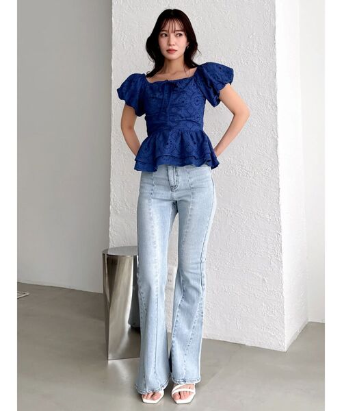 dazzlin(ダズリン)の「ストラップシンプルサンダル(サンダル・レディース・ブラック/オフホワイト/ライム・LARGE/MEDIUM)」の19枚目の写真