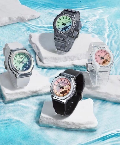 G-SHOCK(ジーショック)の「G-SHOCK/ジーショック 腕時計 GMA-P2100SR-1AJF(アナログ腕時計・メンズ・クリアブラック・ONE)」の2枚目の写真