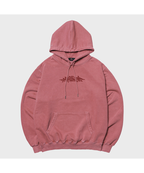 ARTISTWEAR（アーティストウェア）の「[ATW] レアソウル ピグメント フードパーカー - 2COLOR（パーカー・レディース・ブラック/レッド・MEDIUM/LARGE/X-LARGE/XX-LARGE）」の2枚目の写真