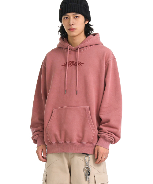 ARTISTWEAR（アーティストウェア）の「[ATW] レアソウル ピグメント フードパーカー - 2COLOR（パーカー・レディース・ブラック/レッド・MEDIUM/LARGE/X-LARGE/XX-LARGE）」の12枚目の写真