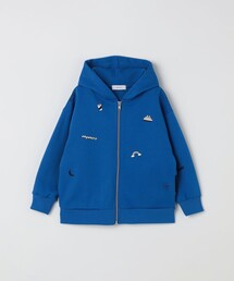 SHIPS（シップス）の「SHIPS any:〈洗濯機可能〉ポンチ デザイン ジップ パーカー <KIDS>（パーカー）」