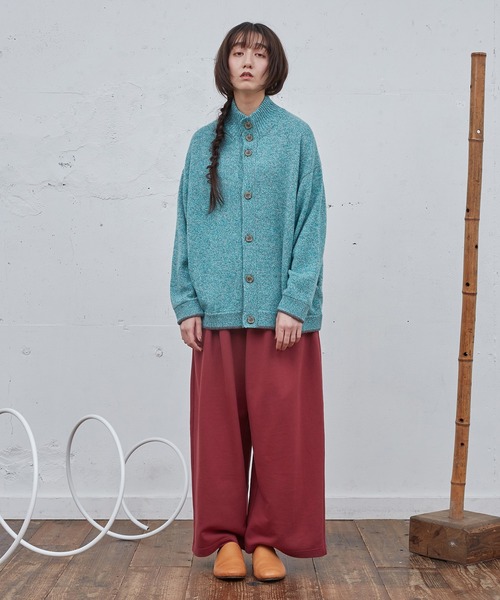 Dulcamara（ドゥルカマラ）の「ワイドSWパンツ（スウェットパンツ・メンズ・ローズ/ヘザーチャコール/ブラック・1/0）」の9枚目の写真