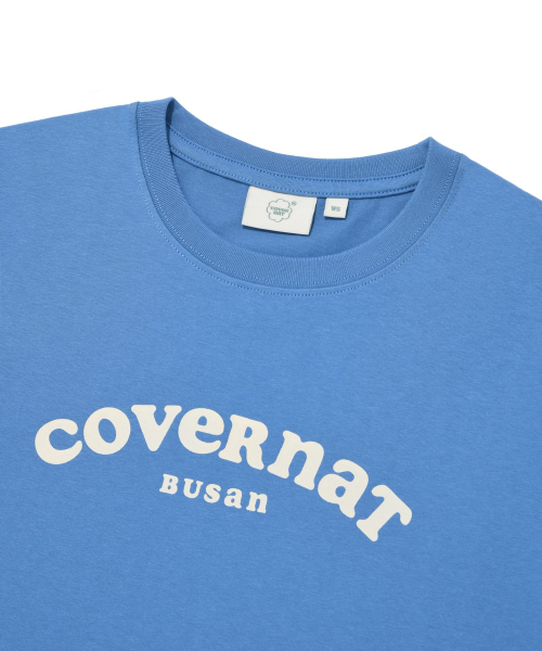 COVERNAT WOMAN（カバーナットウーマン）の「ウーマン クーパー ロゴ ブサン Tシャツ Blue（Tシャツ/カットソー・レディース・その他・WS/WM）」の3枚目の写真