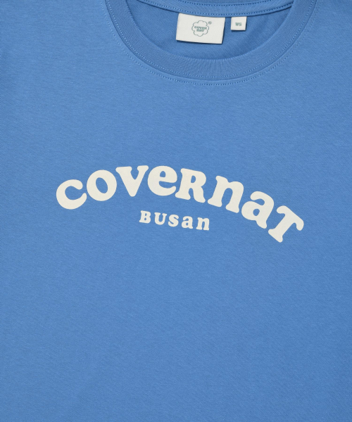 COVERNAT WOMAN（カバーナットウーマン）の「ウーマン クーパー ロゴ ブサン Tシャツ Blue（Tシャツ/カットソー・レディース・その他・WS/WM）」の4枚目の写真