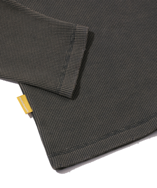 MAINBOOTH(メインブース)の「Washed Henley T-shirt(CHARCOAL)(Tシャツ/カットソー・レディース・その他・1/2)」の14枚目の写真