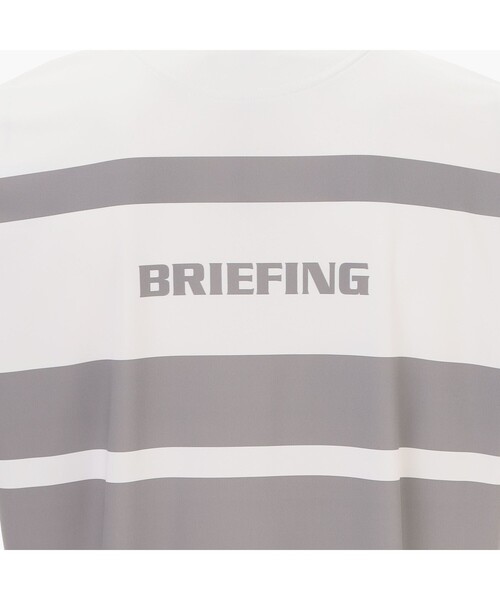 BRIEFING（ブリーフィング）の「【BRIEFING GOLF／ブリーフィングゴルフ】MEN’S PANEL STRIPE HIGHNECK RF（Tシャツ/カットソー・メンズ・ネイビー/グリーン系その他2/ブラック/ホワイト・L/M）」の6枚目の写真