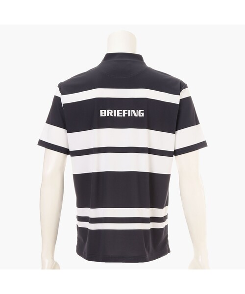 BRIEFING（ブリーフィング）の「【BRIEFING GOLF／ブリーフィングゴルフ】MEN’S PANEL STRIPE HIGHNECK RF（Tシャツ/カットソー・メンズ・ネイビー/グリーン系その他2/ブラック/ホワイト・L/M）」の13枚目の写真