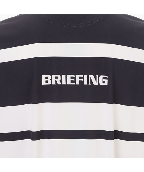 BRIEFING（ブリーフィング）の「【BRIEFING GOLF／ブリーフィングゴルフ】MEN’S PANEL STRIPE HIGHNECK RF（Tシャツ/カットソー・メンズ・ネイビー/グリーン系その他2/ブラック/ホワイト・L/M）」の14枚目の写真