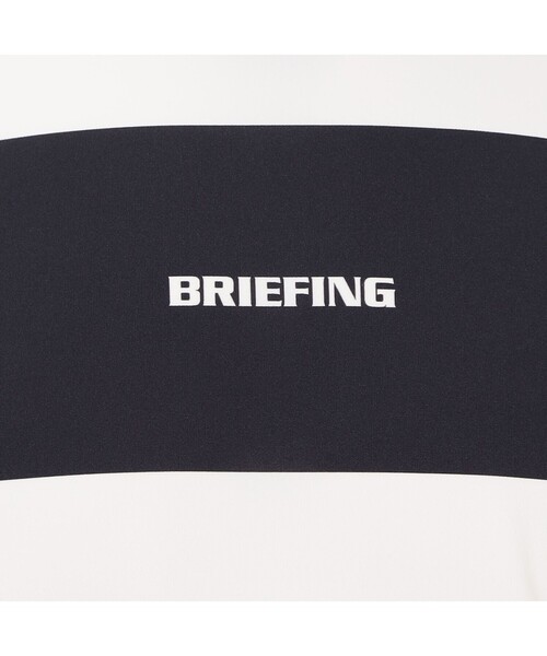 BRIEFING（ブリーフィング）の「【BRIEFING GOLF／ブリーフィングゴルフ】MEN’S PANEL STRIPE HIGHNECK RF（Tシャツ/カットソー・メンズ・ネイビー/グリーン系その他2/ブラック/ホワイト・L/M）」の16枚目の写真