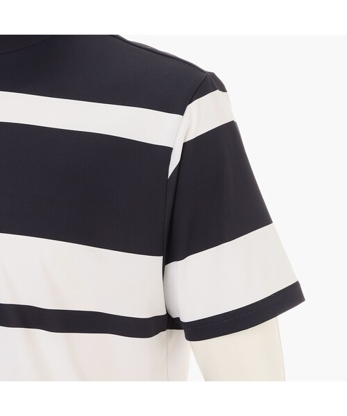 BRIEFING（ブリーフィング）の「【BRIEFING GOLF／ブリーフィングゴルフ】MEN’S PANEL STRIPE HIGHNECK RF（Tシャツ/カットソー・メンズ・ネイビー/グリーン系その他2/ブラック/ホワイト・L/M）」の17枚目の写真