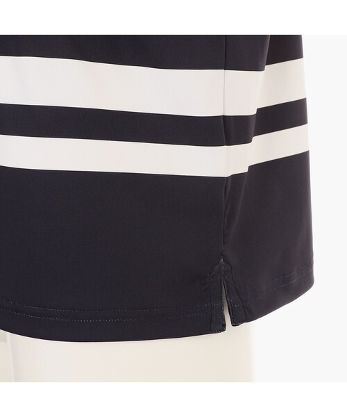 BRIEFING（ブリーフィング）の「【BRIEFING GOLF／ブリーフィングゴルフ】MEN’S PANEL STRIPE HIGHNECK RF（Tシャツ/カットソー・メンズ・ネイビー/グリーン系その他2/ブラック/ホワイト・L/M）」の18枚目の写真