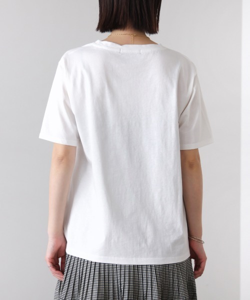 Bou Jeloud(ブージュルード)の「ニュアンスロゴTee(Tシャツ/カットソー・レディース・ブラウン/チャコールグレー/オフホワイト・FREE)」の14枚目の写真