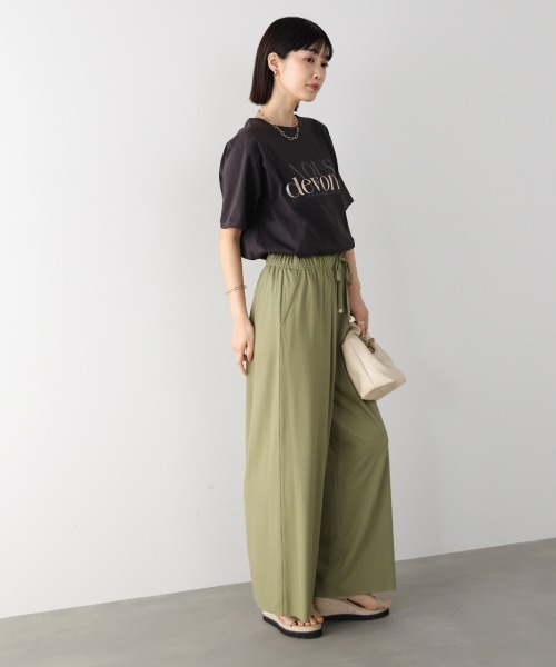 Bou Jeloud(ブージュルード)の「ニュアンスロゴTee(Tシャツ/カットソー・レディース・ブラウン/チャコールグレー/オフホワイト・FREE)」の20枚目の写真