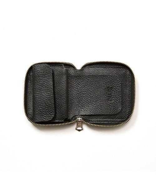 CALEE（キャリー）の「STUDS LEATHER ZIP MULTI WALLET（財布・メンズ・ブラック・FREE）」の4枚目の写真